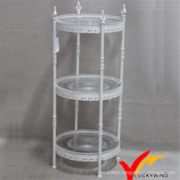 Vintage 3 Tier Metel Storage Stand for Cupcake and Cake